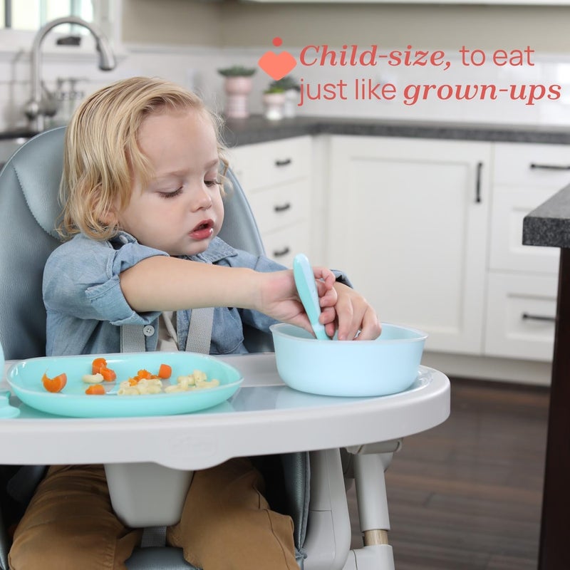 Chicco Metal Cutlery 18m+, Pink - Image 2